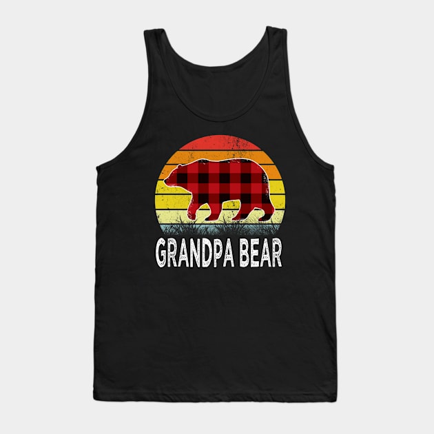 grandpa bear grandpa Tank Top by Bagshaw Gravity